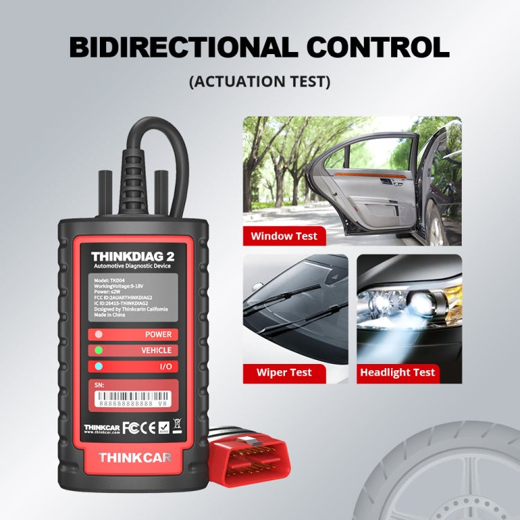 THINKCAR ThinkDiag 2 SP164-V Car Full System Diagnosis OBD2 Scanner, ThinkDiag 2 SP164-V THINKCAR ThinkDiag 2 SP164-V Car Full System Diagnosis OBD2 Scanner, ThinkDiag 2 SP164-V